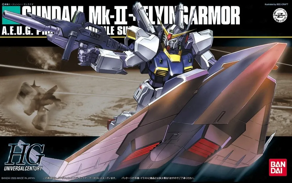 GUNDAM - HGUC 1/144 GUNDAM MK-II + FLYING ARMOR - Model Kit
